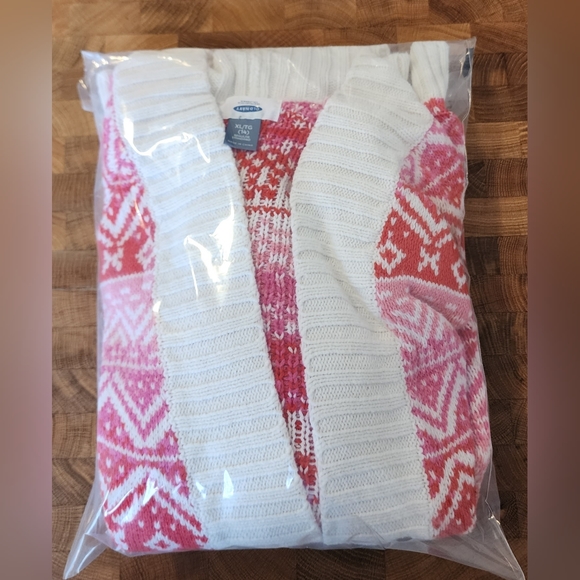 Old Navy Festive Open Cardigan Juniors Size XL (14) Christmas NOT ugly sweater - Picture 12 of 12